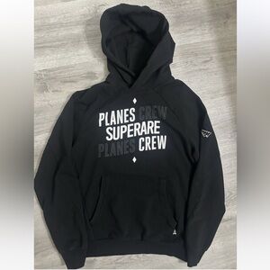 PAPER PLANES GREATNESS IS A PROCESS HOODIE SWEATSHIRT SIZE M Black